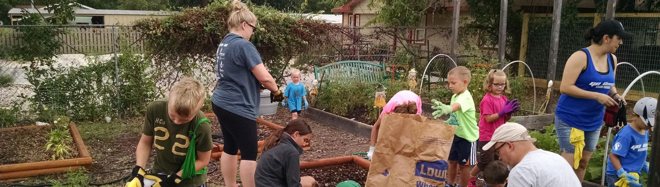 Volunteers of all ages take time to help out 