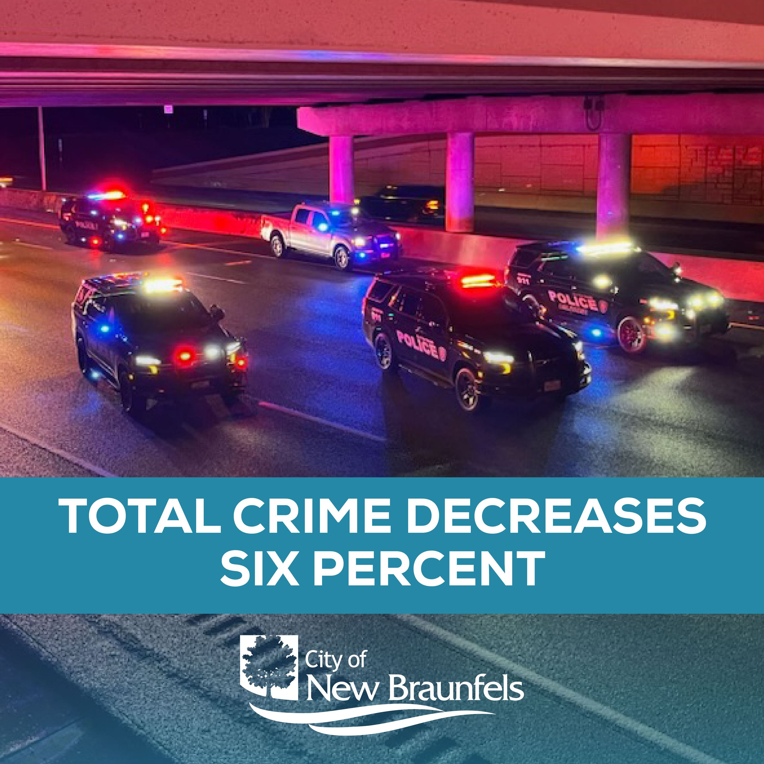 Total Crime Decreases Six Percent