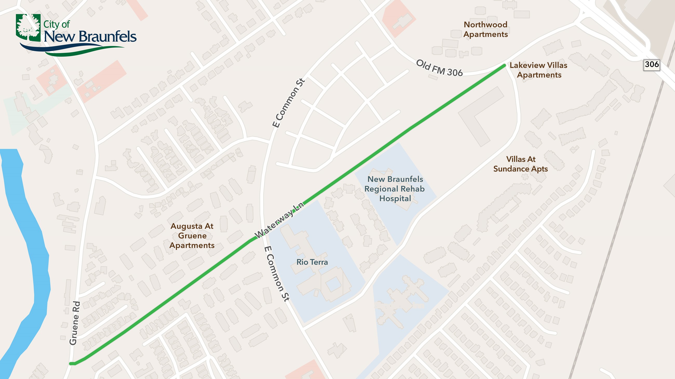 Waterway Lane Trail Map - Proposed